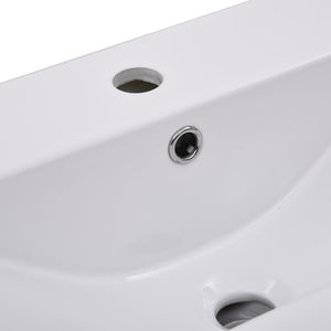 Set Mobili da Bagno Bianco in Legno Multistrato 3071180