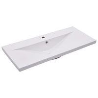 Set Mobili da Bagno Bianco Lucido in Legno Multistrato 3071204