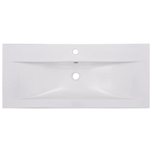 Set Mobili da Bagno Bianco Lucido in Legno Multistrato 3071204