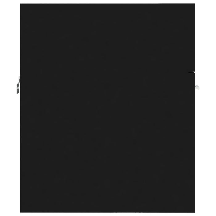 Set Mobili da Bagno Nero in Legno Multistrato 3071217