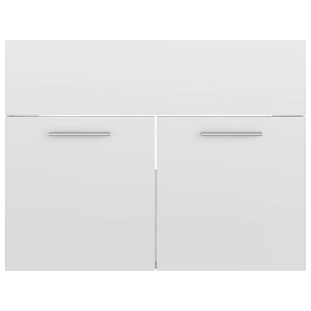 Set Mobili da Bagno Bianco Lucido in Truciolato cod mxl 71919