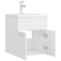 Mobile Bagno con Lavabo Integrato Bianco in Legno Multistrato 3071261