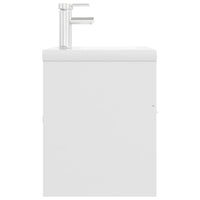 Mobile Bagno con Lavabo Integrato Bianco in Legno Multistrato 3071297