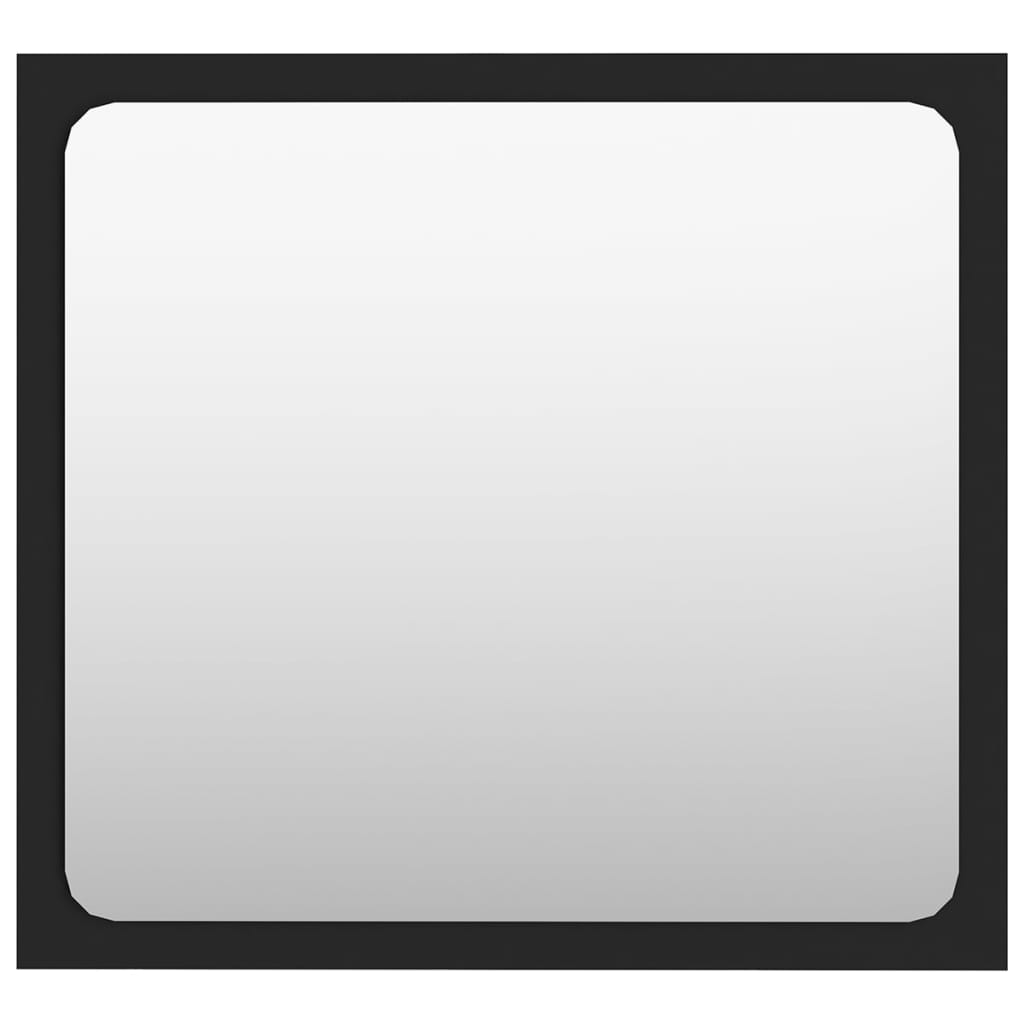 Set Mobili da Bagno Nero in Legno Multistrato