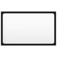 Set Mobili da Bagno Nero in Legno Multistrato 3071316