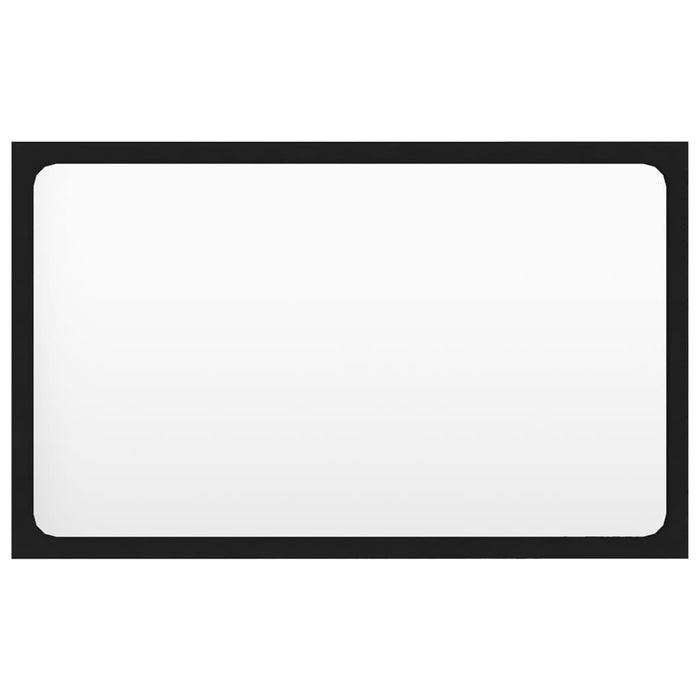 Set Mobili da Bagno Nero in Legno Multistrato 3071316