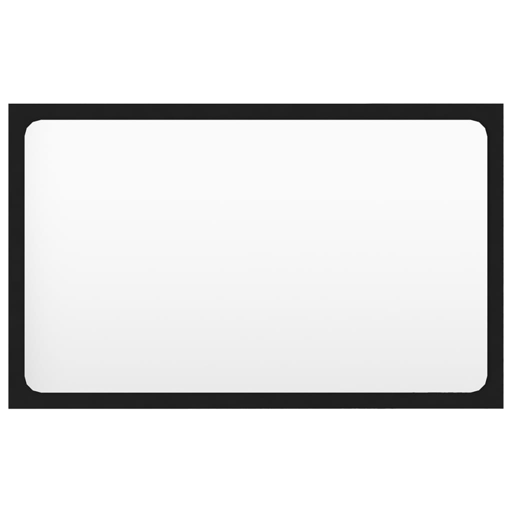 Set Mobili da Bagno Nero in Legno Multistrato