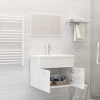 Set Mobili da Bagno Bianco Lucido in Truciolatocod mxl 72735