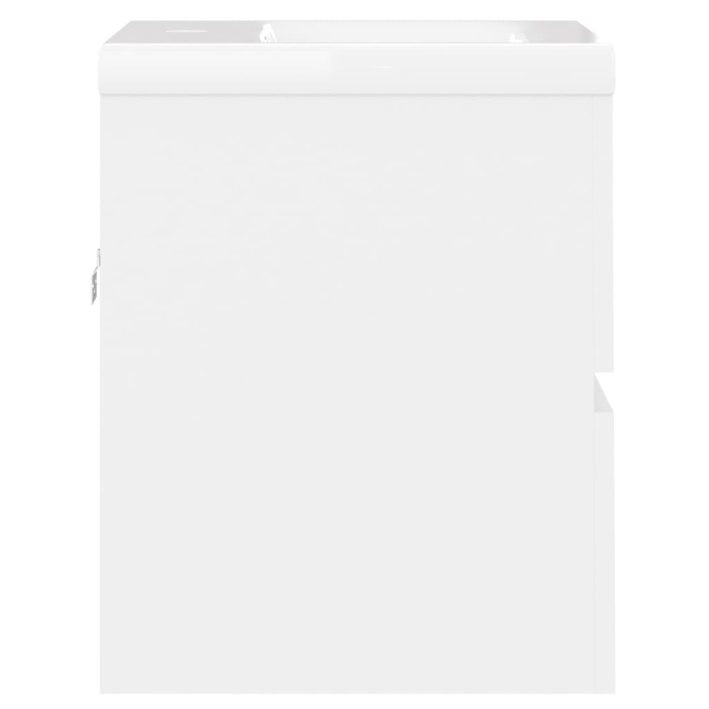 Mobile Bagno con Lavabo Integrato Bianco in Truciolato cod mxl 67914