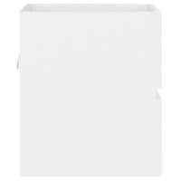 Mobile lavabo con lavabo integrato 41 x 38,5 x 45 cm in truciolare bianco 02_0006431