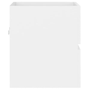 Mobile lavabo con lavabo integrato 41 x 38,5 x 45 cm in truciolare bianco 02_0006431