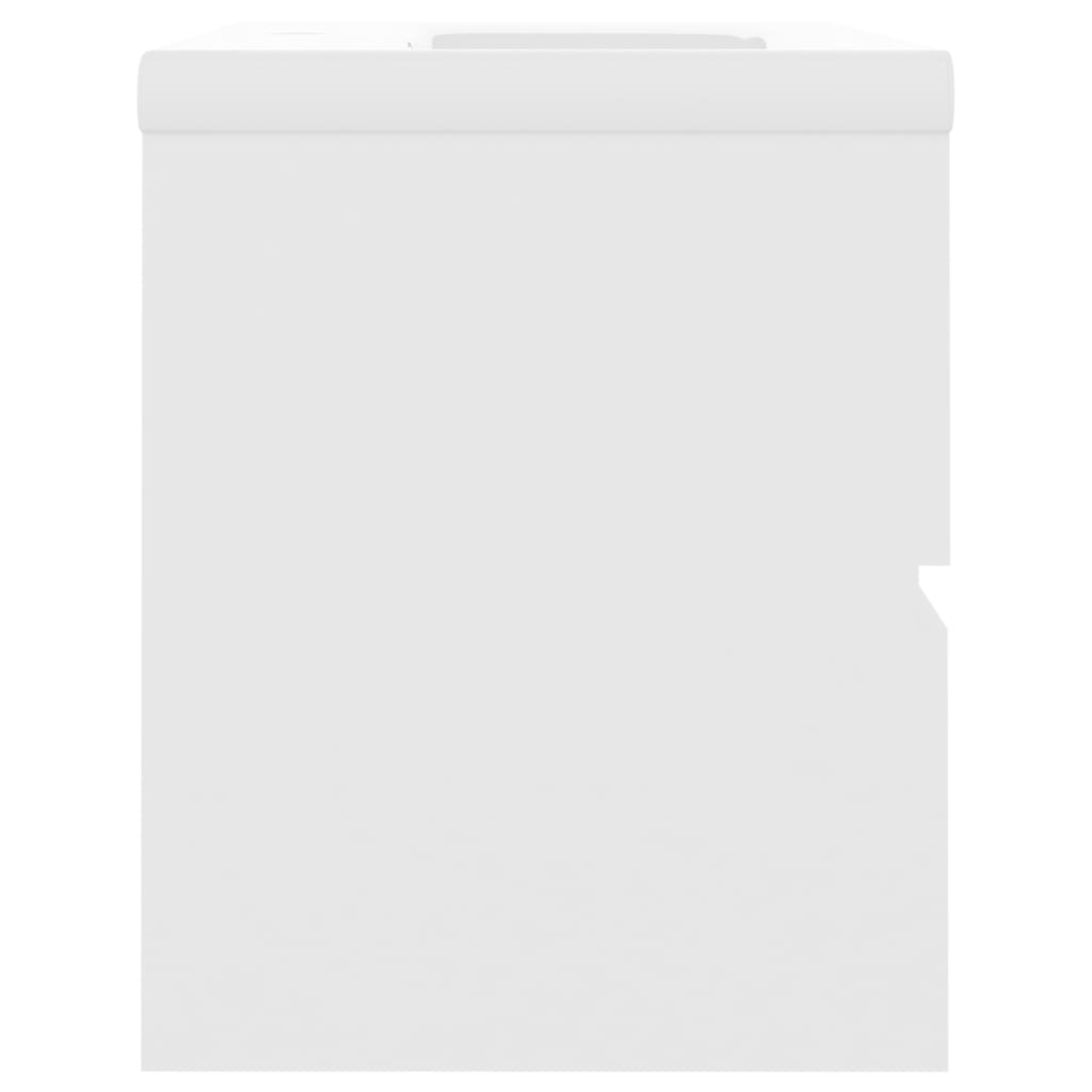 Mobile lavabo con lavabo integrato 60 x 38,5 x 45 cm in truciolare bianco 02_0006427