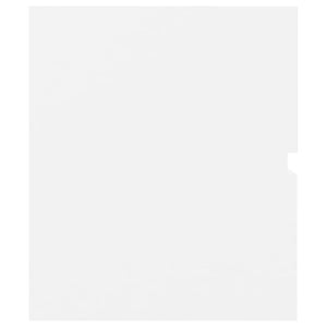 Mobile con Lavabo Integrato Bianco in Legno Multistrato 3071540