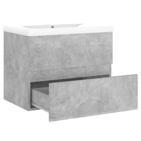 Mobile Bagno con Lavabo Integrato Grigio Cemento in Truciolato cod mxl 71940