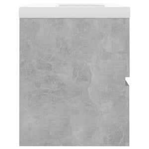 Mobile Bagno con Lavabo Integrato Grigio Cemento in Truciolato cod mxl 71940