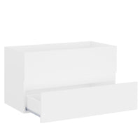 Mobile lavabo con lavabo integrato 80 x 38,5 x 45 cm in truciolare bianco 02_0006426