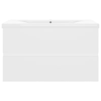 Mobile con Lavabo Integrato Bianco in Legno Multistrato 3071549