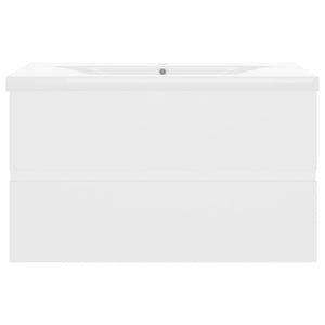 Mobile con Lavabo Integrato Bianco in Legno Multistrato 3071549