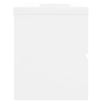 Mobile lavabo con lavabo integrato 80 x 38,5 x 45 cm in truciolare bianco 02_0006426