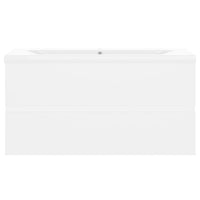 Mobile con Lavabo Integrato Bianco in Legno Multistrato 3071558