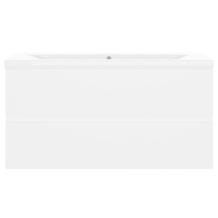 Mobile con Lavabo Integrato Bianco in Legno Multistrato 3071558