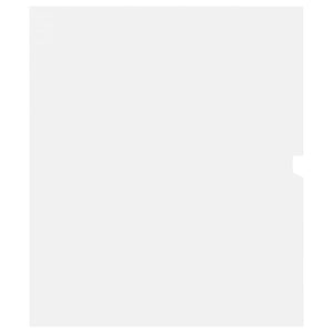 Mobile con Lavabo Integrato Bianco in Legno Multistrato 3071558