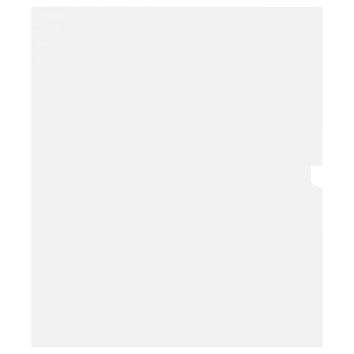 Mobile con Lavabo Integrato Bianco in Legno Multistrato 3071558