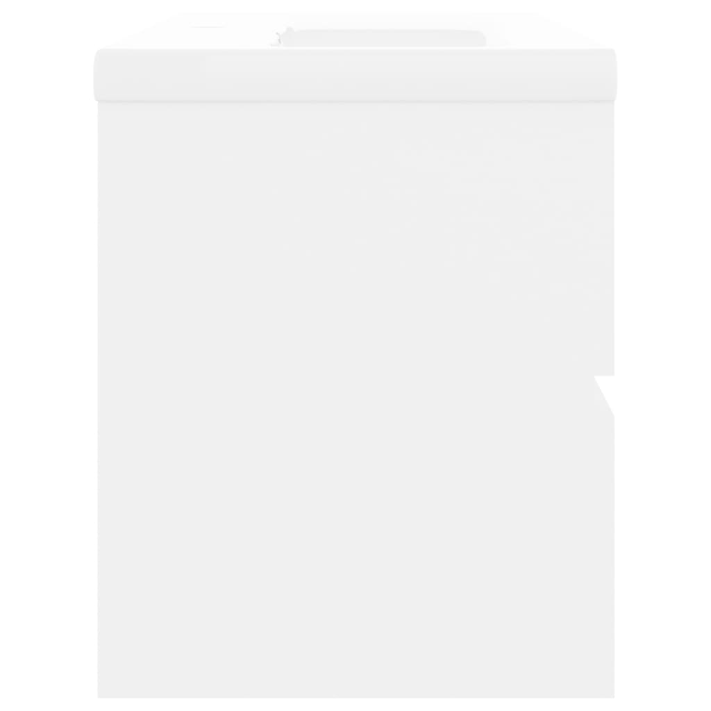 Mobile lavabo con lavabo integrato 100 x 38,5 x 45 cm in truciolare bianco 02_0006432