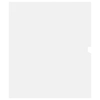 Mobile con Lavabo Integrato Bianco in Legno Multistrato 3071567