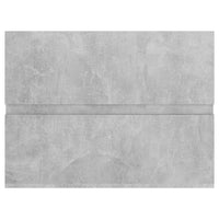 Mobile con Lavabo Integrato Grigio Cemento in Legno Multistrato 3071634