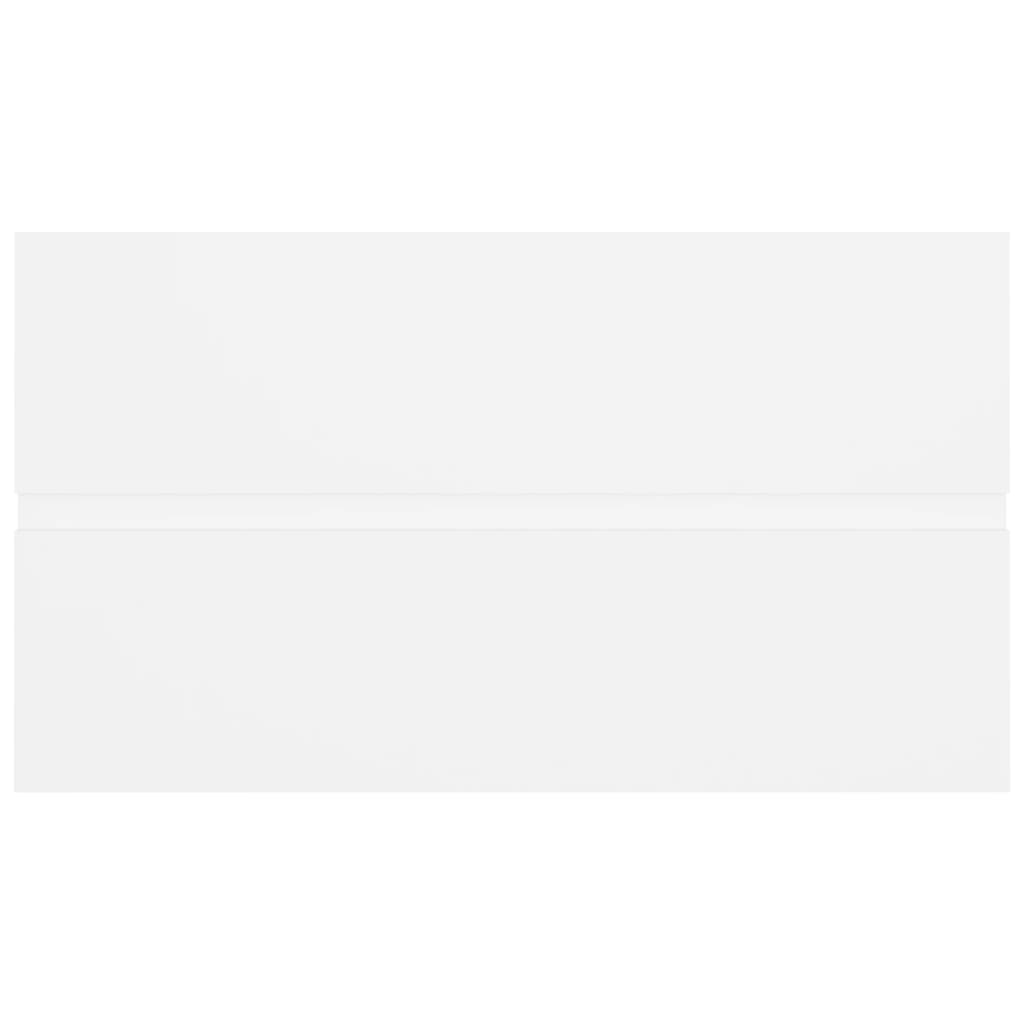 Mobile con Lavabo Integrato Bianco in Legno Multistrato 3071639