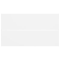 Mobile con Lavabo Integrato Bianco in Legno Multistrato 3071639