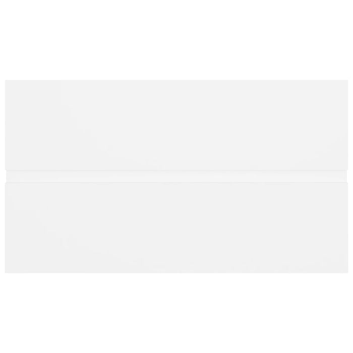 Mobile con Lavabo Integrato Bianco in Legno Multistrato 3071639