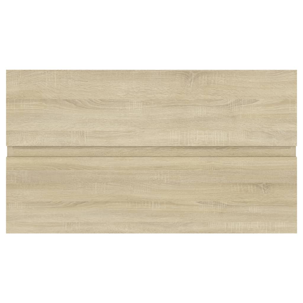 Mobile con Lavabo Integrato Rovere Sonoma in Legno Multistrato 3071642