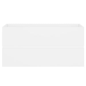 Mobile con Lavabo Integrato Bianco in Legno Multistrato