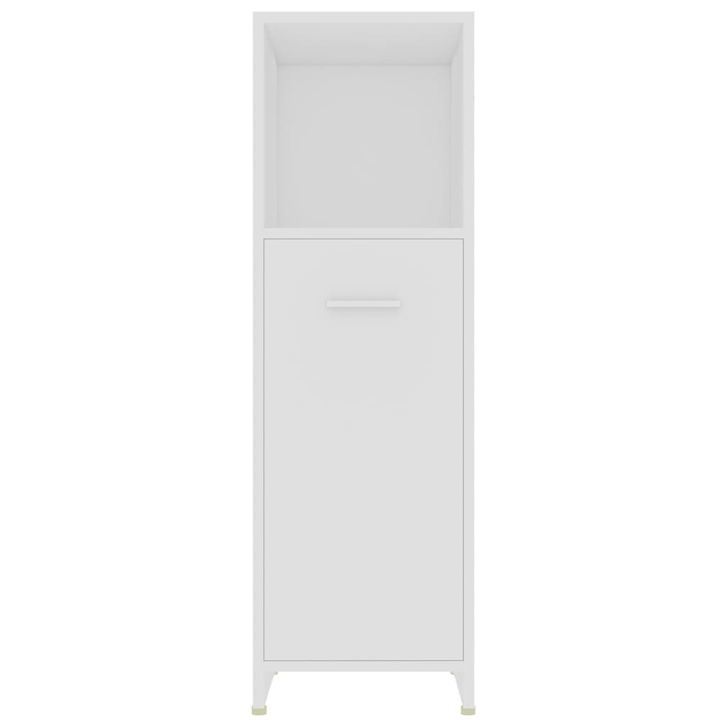 Set Mobili da Bagno 4 pz Bianco