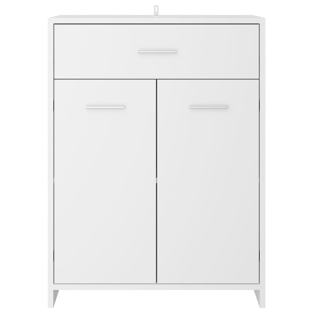 Set Mobili da Bagno 4 pz Bianco