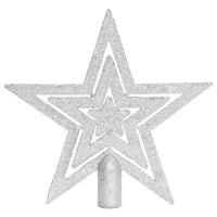 Set Addobbi di Natale 108 pz Argento e Bianco 330093