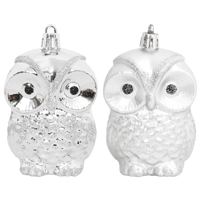 Set Addobbi di Natale 108 pz Argento e Bianco cod mxl 41034