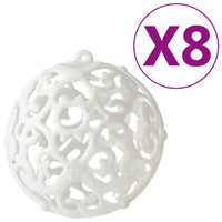 Set Palline di Natale 100 pz Bianco 330082
