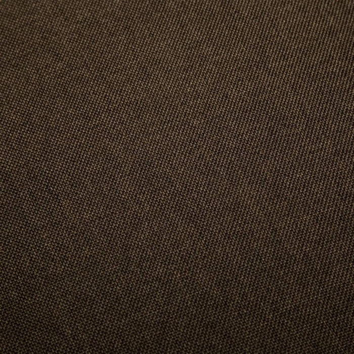 Sedia da Ufficio Girevole Marrone Scuro in Tessuto