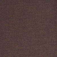 Sedia da Pranzo Girevole Marrone Scuro in Tessuto