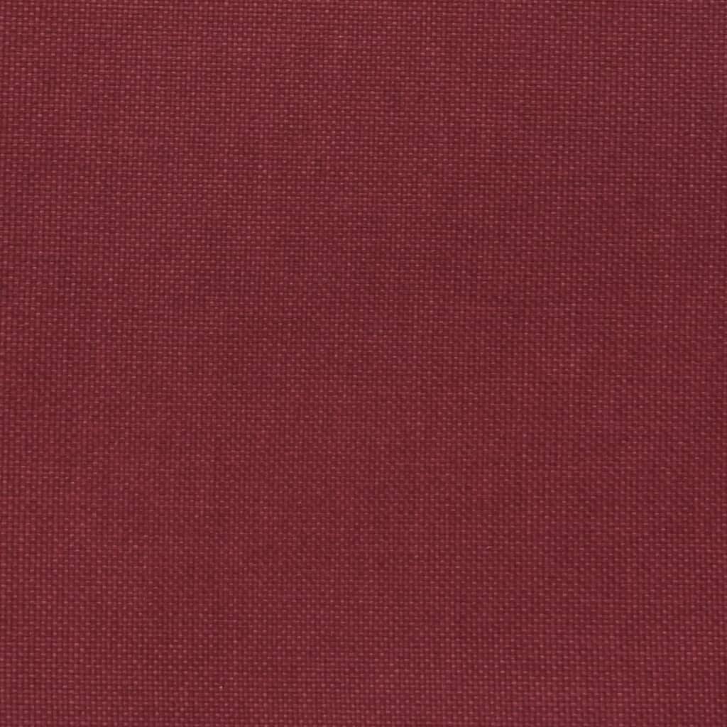 Sedie da Pranzo Girevoli 2 pz Rosso Vino in Tessuto