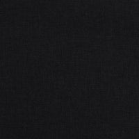 Sedia da Pranzo Girevole Nera in Tessuto