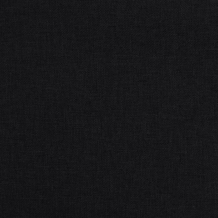 Sedia da Pranzo Girevole Nera in Tessuto