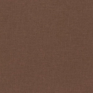 Sedia da Pranzo Girevole Marrone in Tessuto