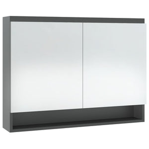 Mobile specchio da bagno 80 x 15 x 60 cm MDF grigio 02_0006711