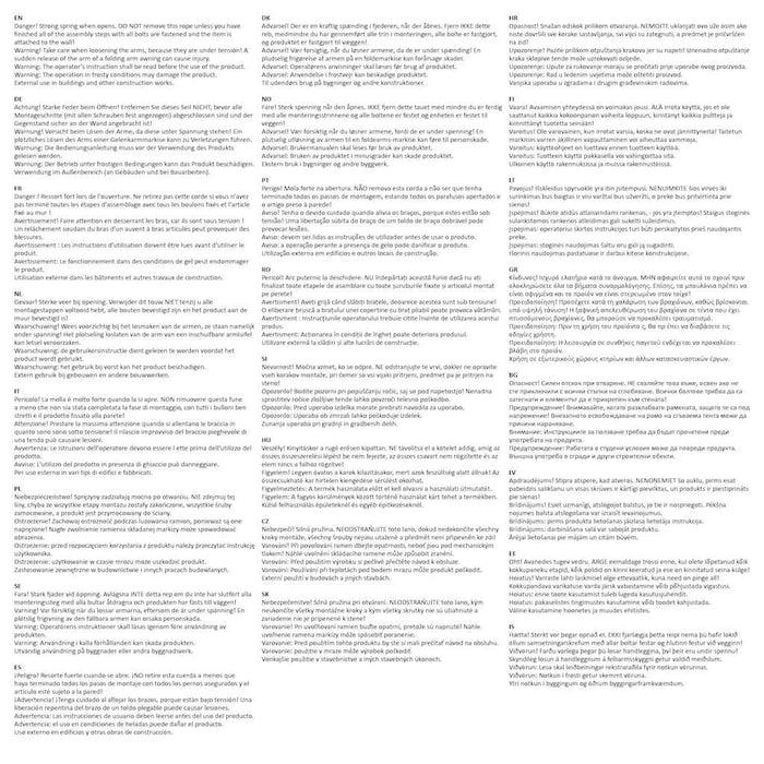 Tenda da Sole Retrattile Manuale con LED 300x250 cm Antracite 3068864