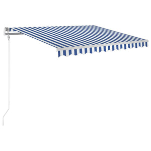 Tendada Sole Retrattile Automatica 300x250 cm Blu e Biancacod mxl 72631