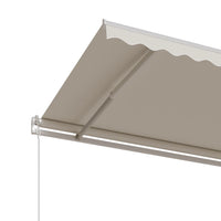 Tenda da Sole Retrattile Automatica 400x350 cm Crema 3068987